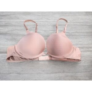 Victorias Secret Push Up Bra 34B 34 B Beige‎ Nude Underwire Convertible Smooth